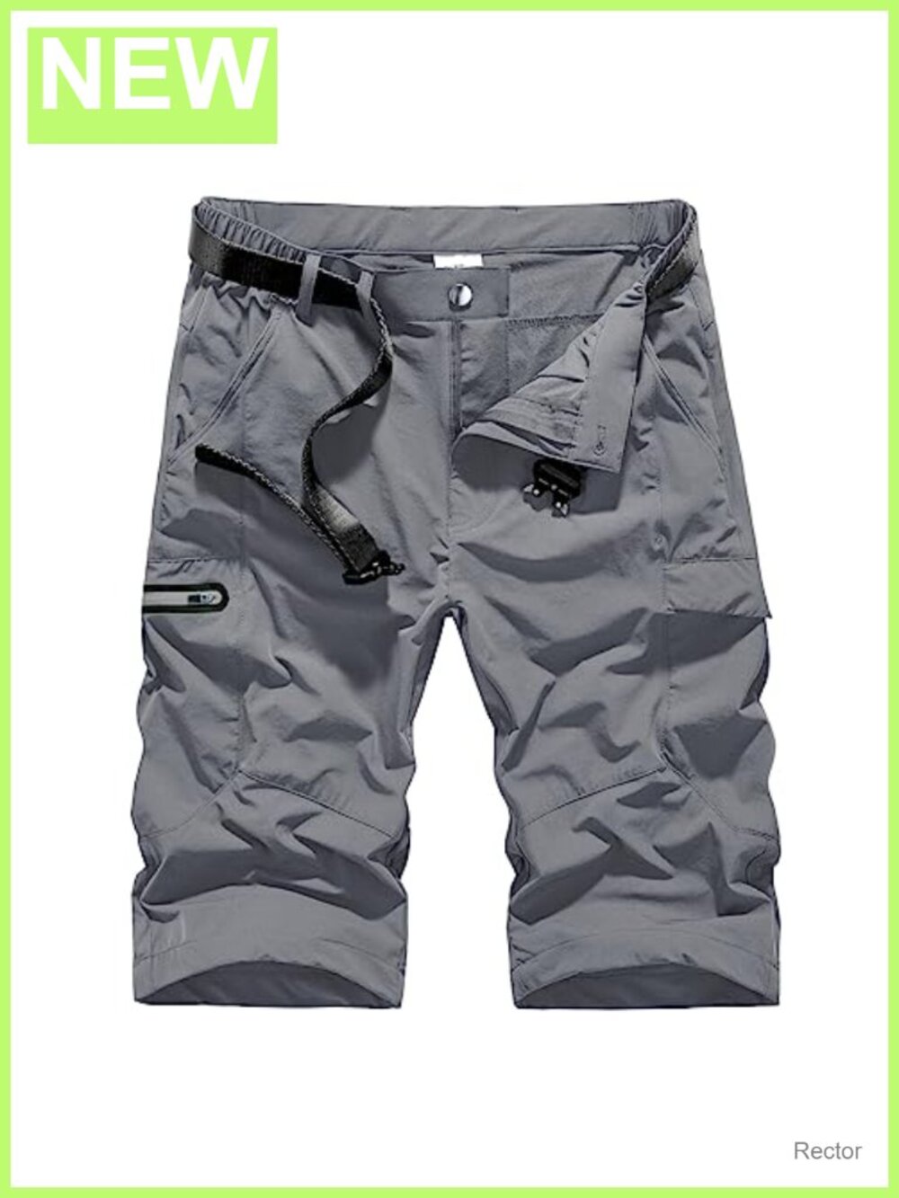 Men's Quick Dry Cargo Shorts with 5 Pockets, 14" Inseam, Hiking & Camping